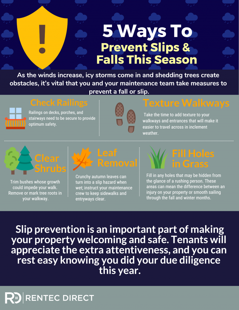 5 Slip Prevention Tips for Your Rental Property: Infographic