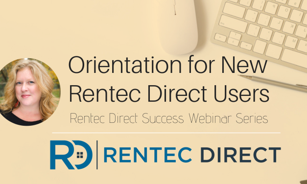 Webinar Recap: Orientation for New Rentec Direct Users