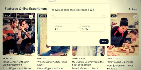 airbnb virtual experiences