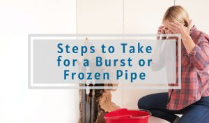 Steps To Take For A Burst Or Frozen Pipe