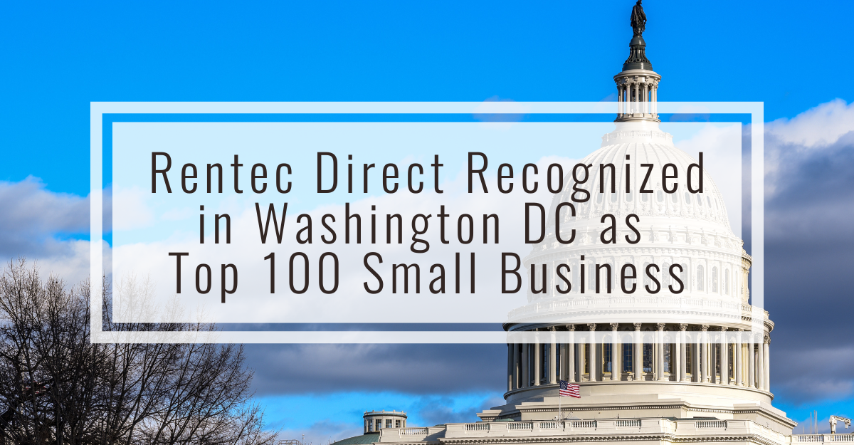 Rentec Direct  Top 100 Small Business by the U.S. Chamber of Commerce