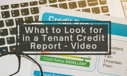 What to Look for in a Tenant Credit Report – Video