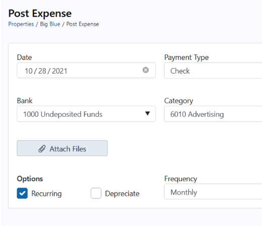 Unlimited Automated Recurring Expenses