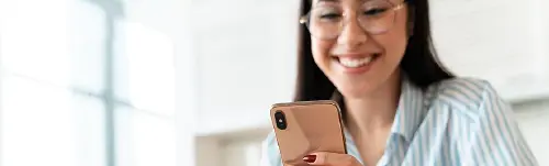 woman using cellphone